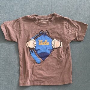 Colosseum Brown and Blue Short Sleeve Tees